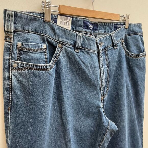 Atelier Gardeur Nevio Jeans Mens Size 42x34 Blue Regular Fit New - Picture 4 of 15